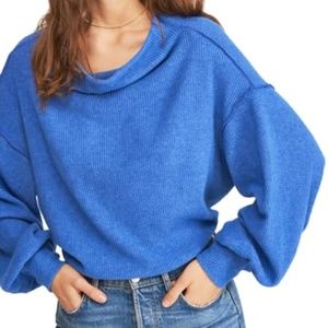 NWT | We the Free | Main Squeeze Hacci Top